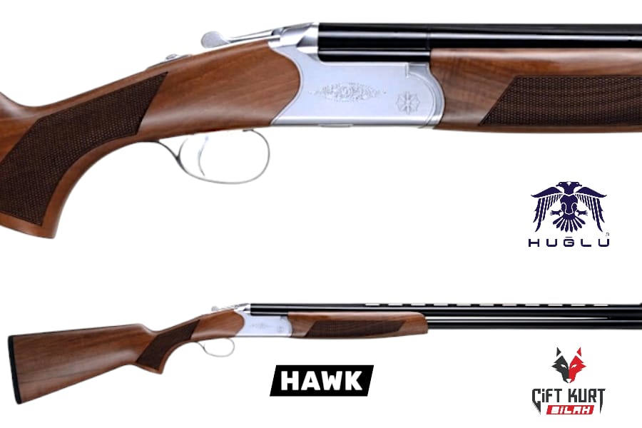 Huğlu HAWK Süperpoze Tek Tetik Ağaç Beyaz Av Tüfeği